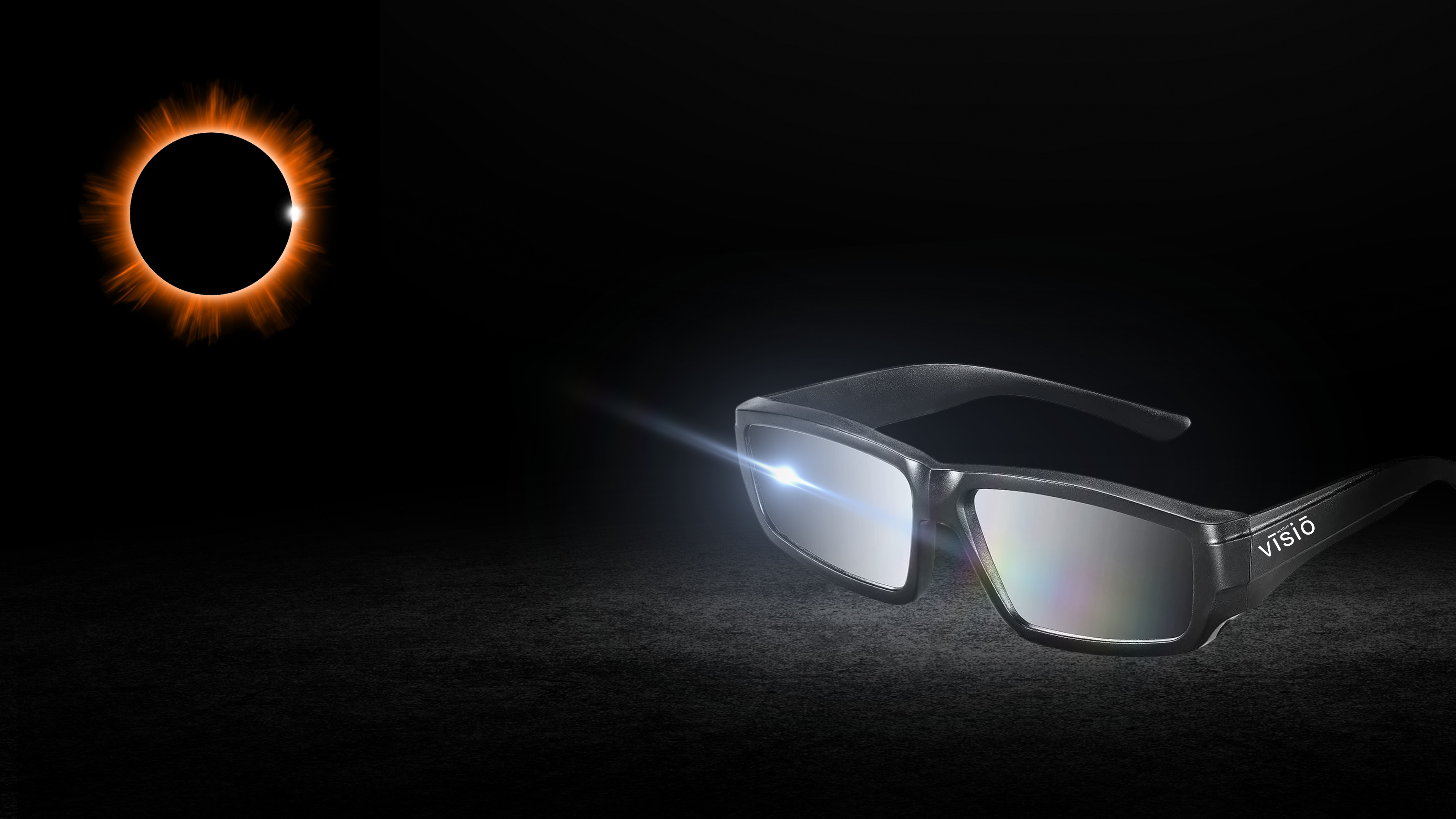 Witness the Total Solar Eclipse on April 8th, 2024, with solar eclipse glasses.